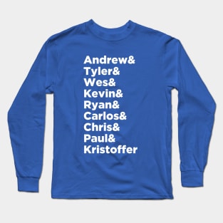 The Latest Dudes of Christmas Movies! Long Sleeve T-Shirt